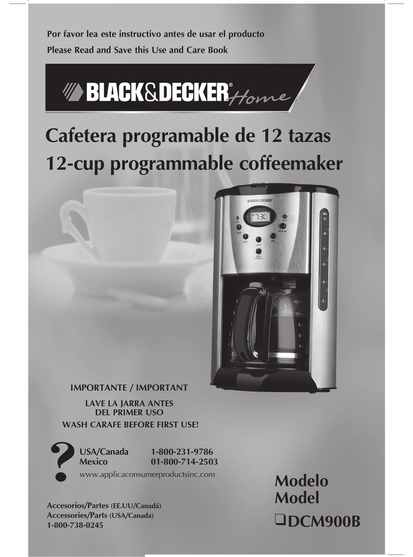 Black & Decker DCM900B Use and care book