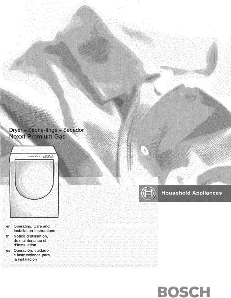 Bosch Nexxt Premium Gas Operating Installation guide