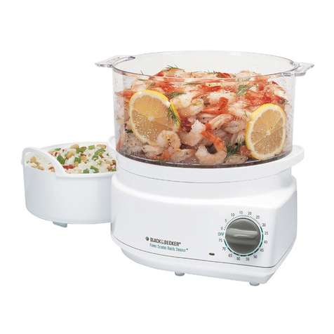 Black & Decker Flavor Scenter Handy Steamer HS800 Installation instructions Black & Decker Flavor Scenter Handy Steamer HS800 Installation instructions