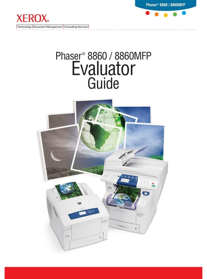 Xerox 8860MFP - Phaser Color Solid Ink User manual