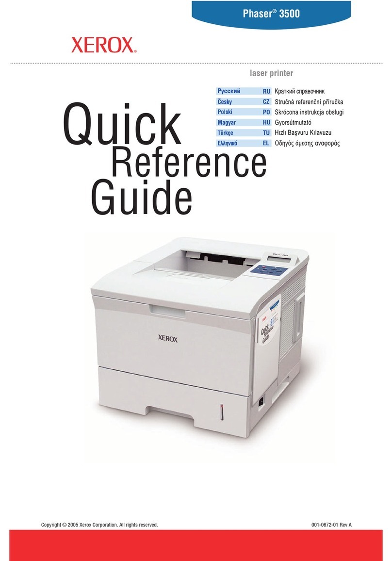 Xerox PHASER 3500 User manual