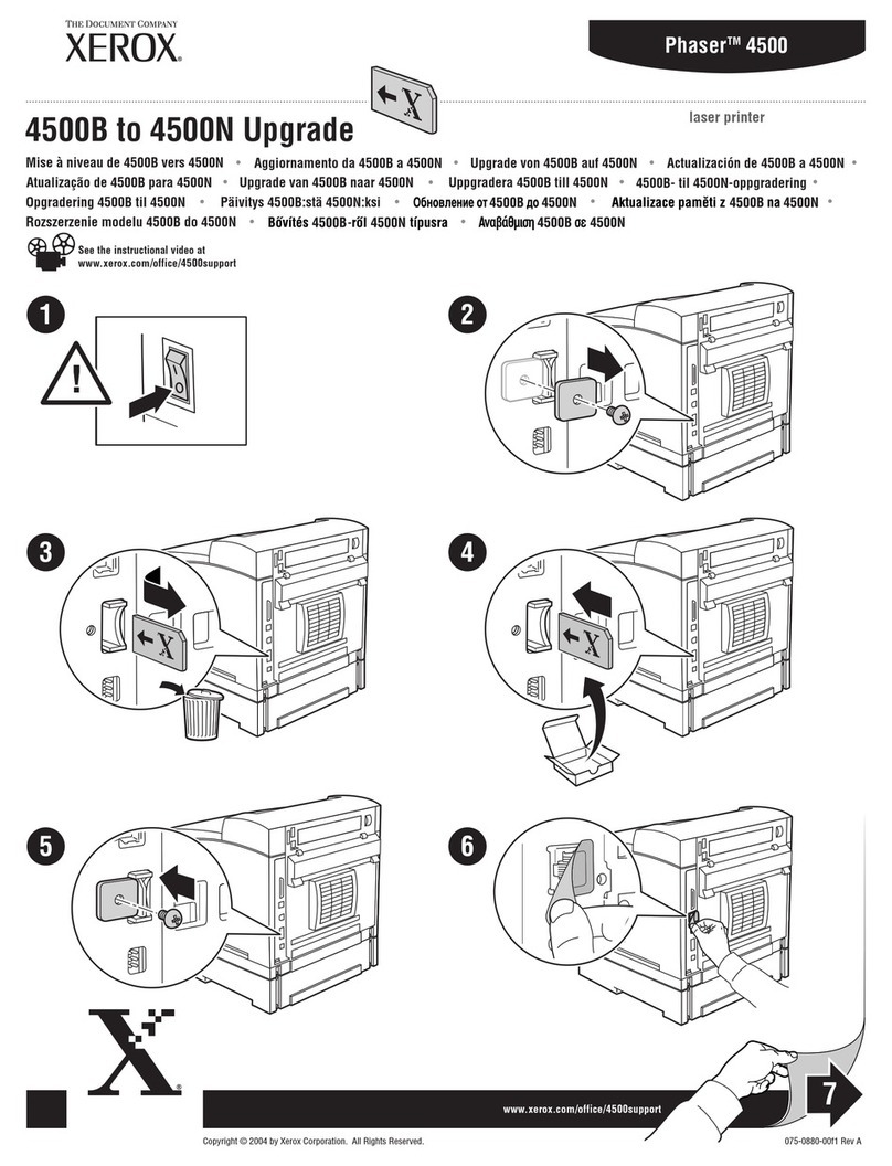 Xerox Phaser 4500 Installation and operation manual