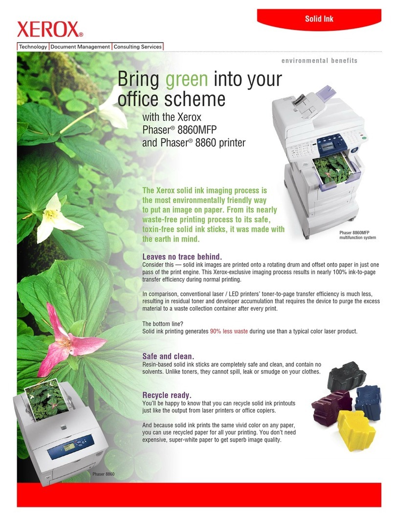 Xerox 8860MFP - Phaser Color Solid Ink User manual