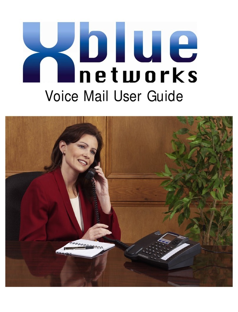 Xblue Networks Voice Mail user guide
