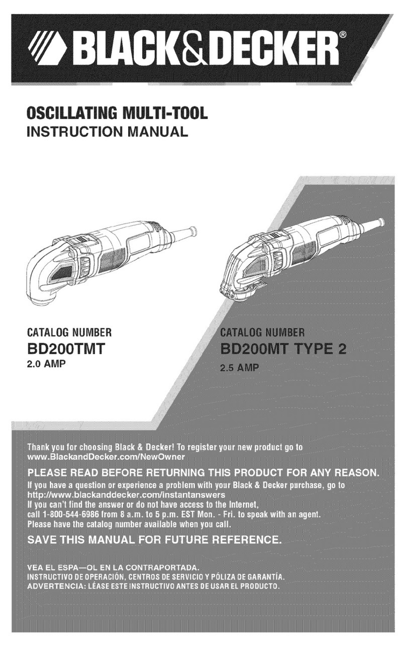 Black & Decker BD200TMT User manual