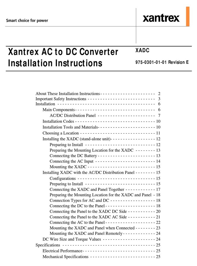 Xantrex XADC installation instructions