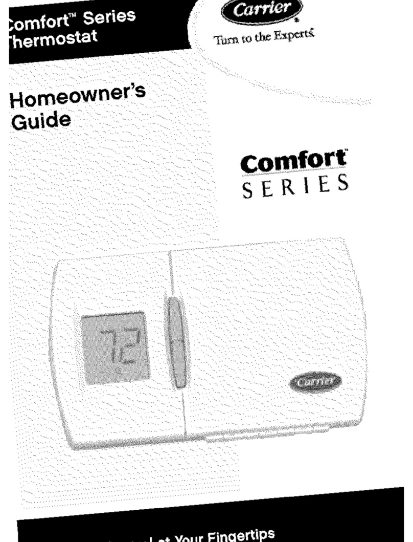 Carrier Comfort series User manual