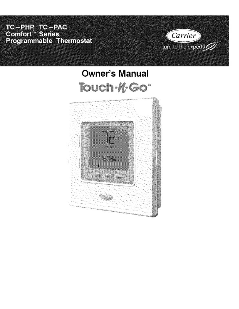 Carrier Touch-n-go TC-PAC User manual