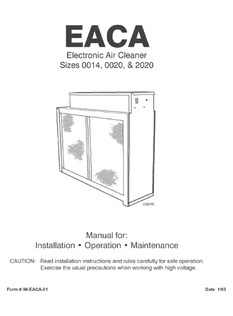 Carrier EACA Installation and operation manual