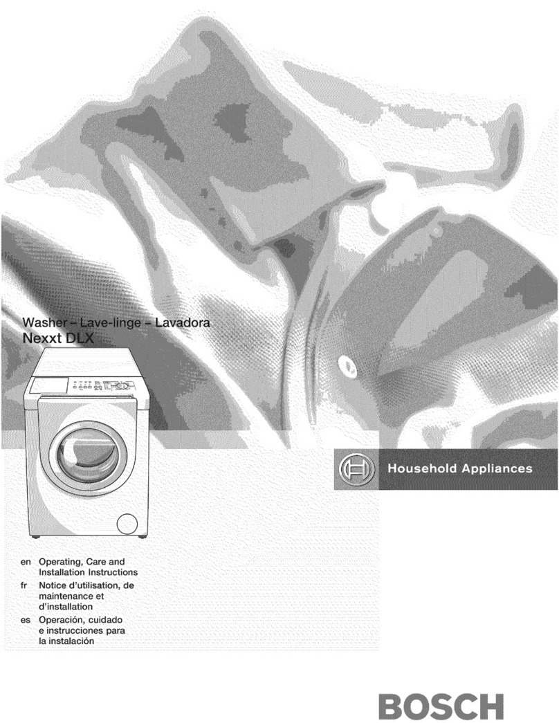 Bosch Nexxt DLX Operating & installation instructions
