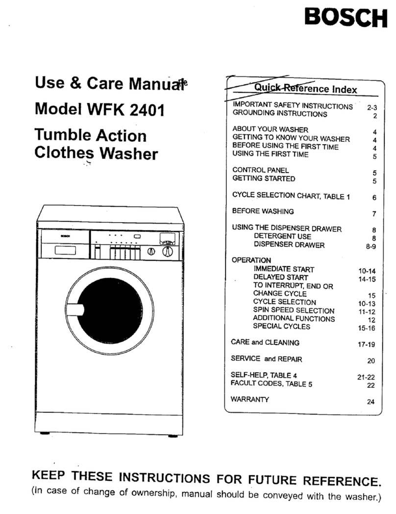 Bosch WFK 2401 User manual