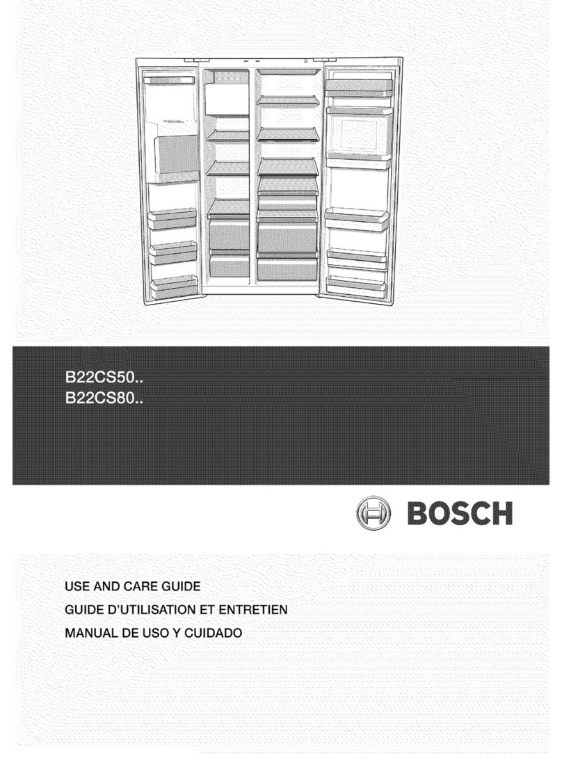 Bosch B22CS80 Series Use and care guide