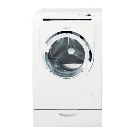 Bosch Nexxt washer Operating Installation guide