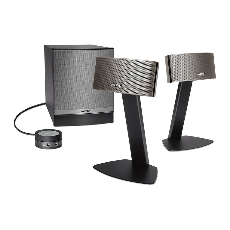 Bose Lifestyle 50 owner's guide