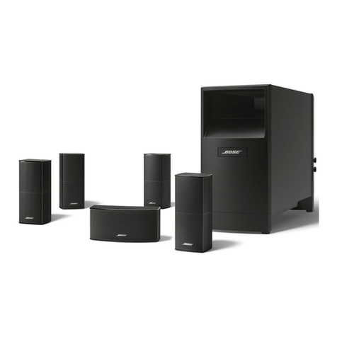 Bose Acoustimass10 Series IV User manual