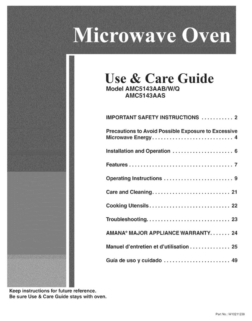 Amana AMC5143AAB User manual