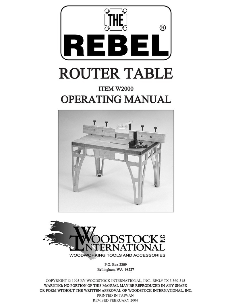 Woodstock The Rebel W2000 operating manual