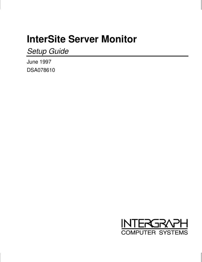 Intergraph InterSite Setup guide Intergraph InterSite Setup guide
