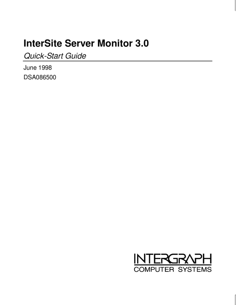 Intergraph InterSite User manual Intergraph InterSite User manual
