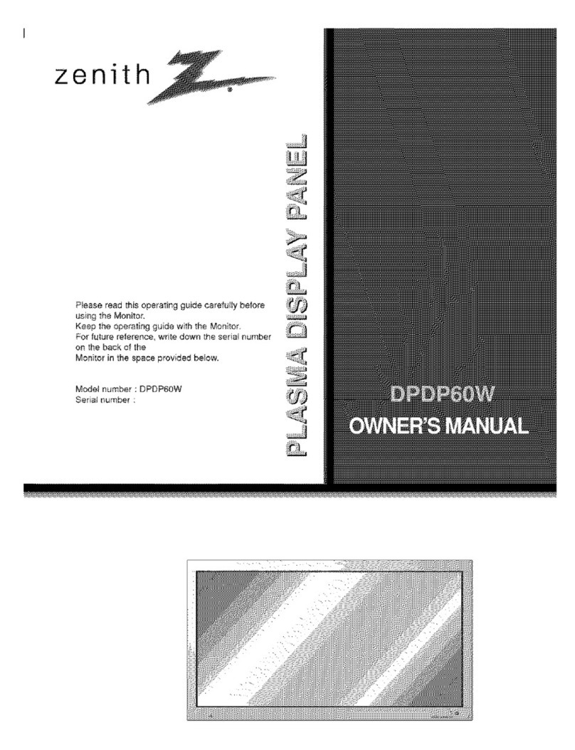 Zenith DPDP60W User manual