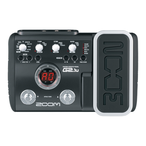Zoom G2.1u Operation manual