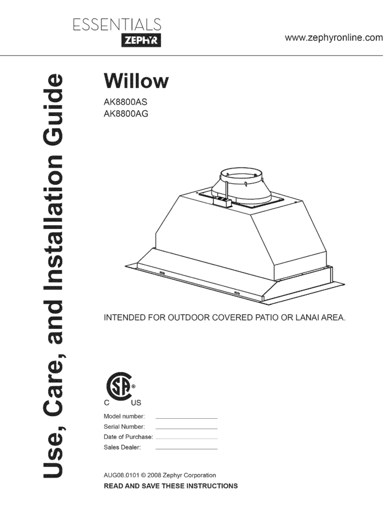 Zephyr Willow AK8800AG Technical manual