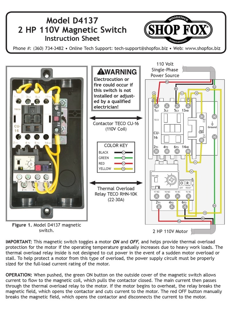 Shop fox SHOP FOX D4137 instruction sheet