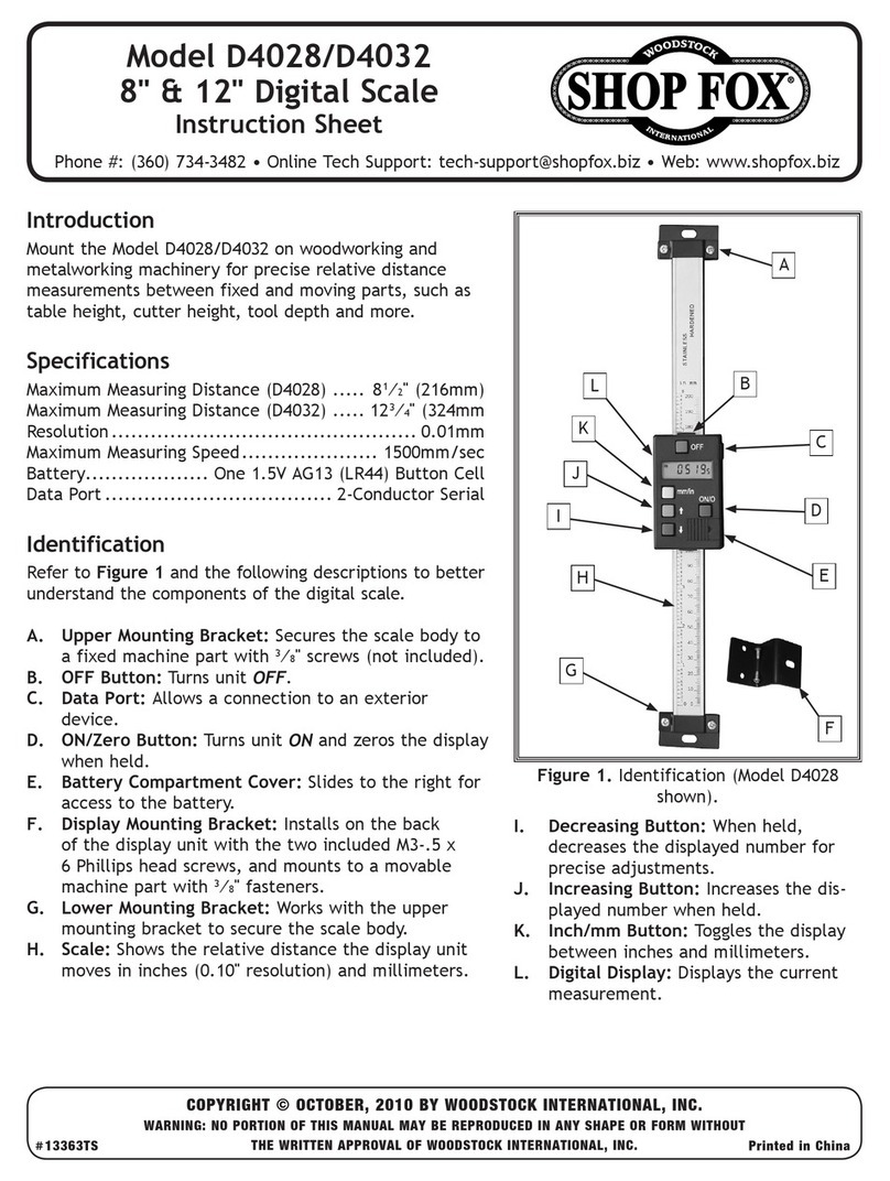 Shop fox SHOP FOX D4028 User manual
