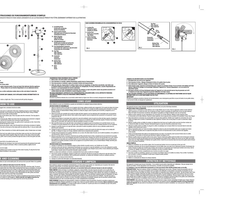 Applica WSF-16T Installation instructions