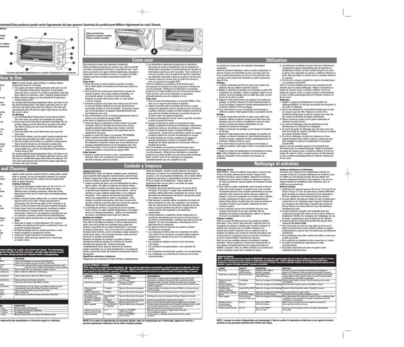 Black & Decker Toast-R-Oven TR0800 series Installation instructions