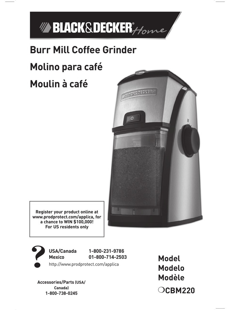 Black & Decker CBM220 Installation instructions