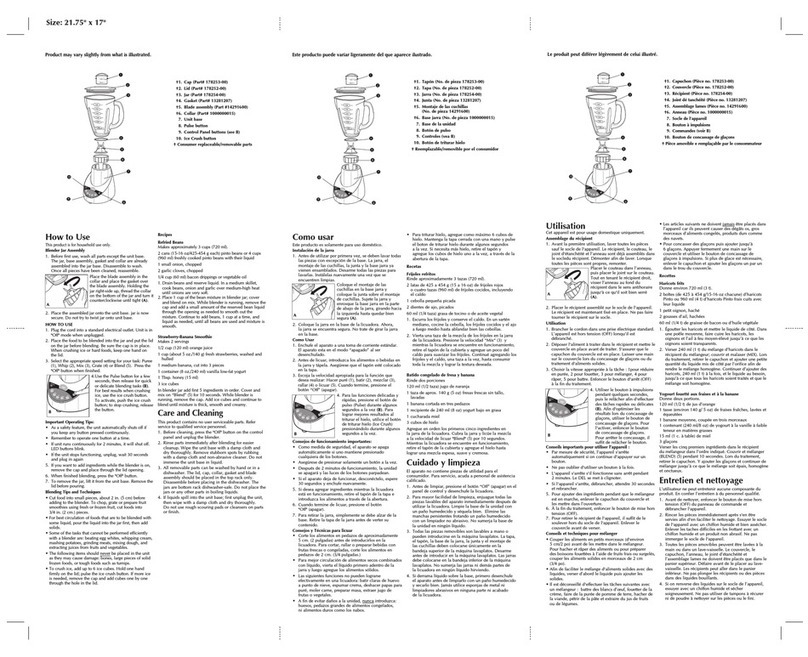 Black & Decker BL1900R Installation instructions Black & Decker BL1900R Installation instructions