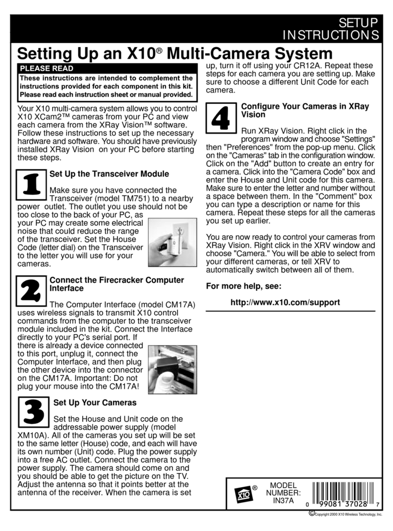 X10 IN37A Manual