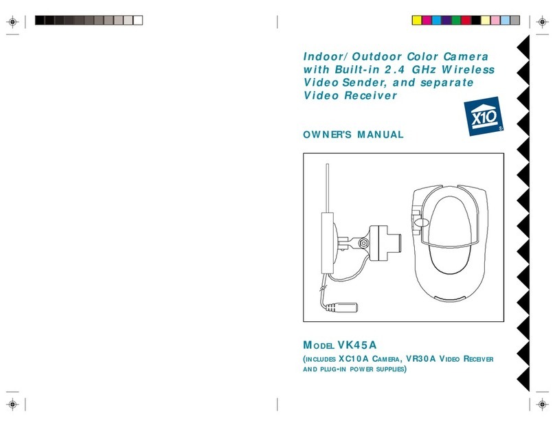 X10 VK45A User manual