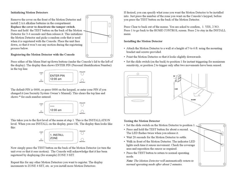 X10 MS18A user manual