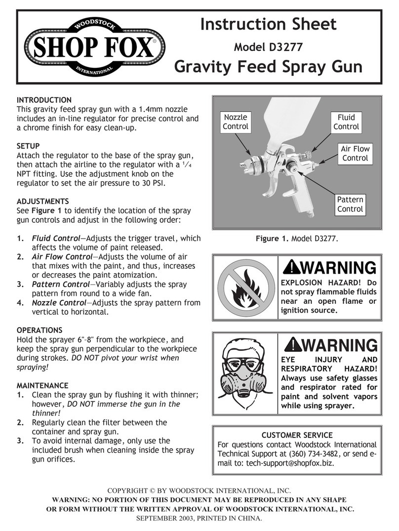 Shop fox SHOP FOX D3277 instruction sheet