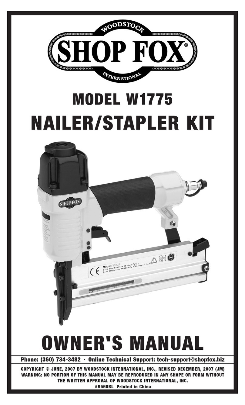 Shop fox SHOP FOX W1775 owner's manual Shop fox SHOP FOX W1775 owner's manual
