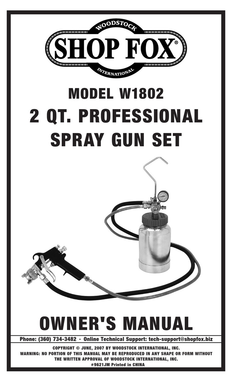 Shop fox SHOP FOX W1802 owner's manual
