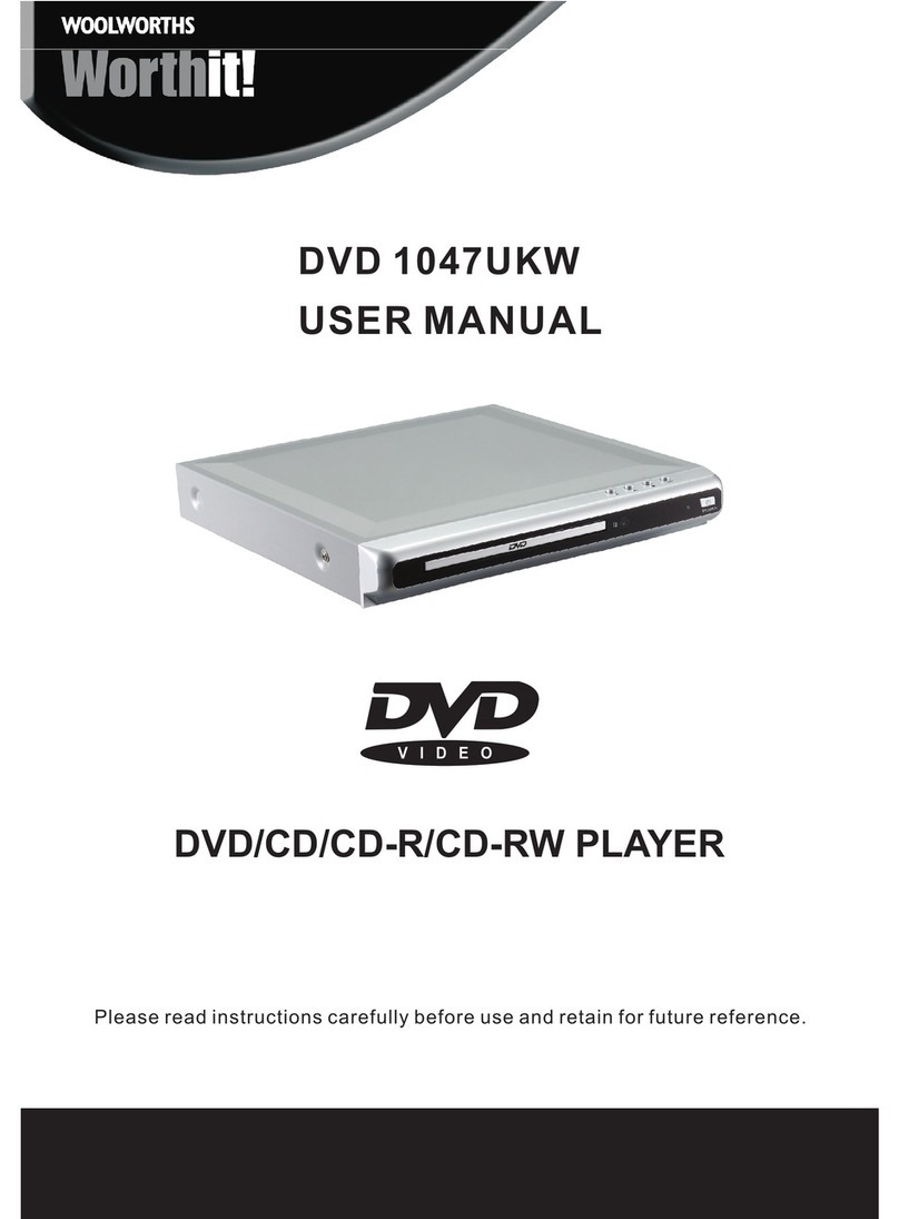 Woolworths DVD 1047UKW user manual