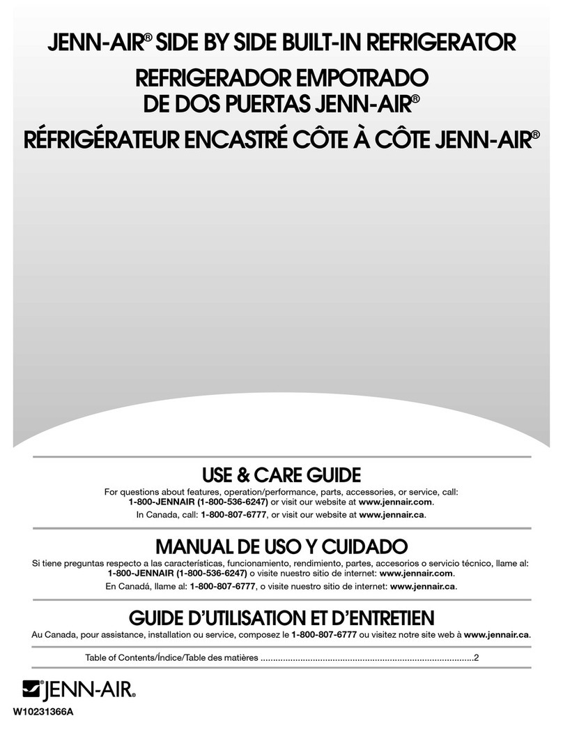 Jenn-Air JS42NXFXDW00 Use & care guide