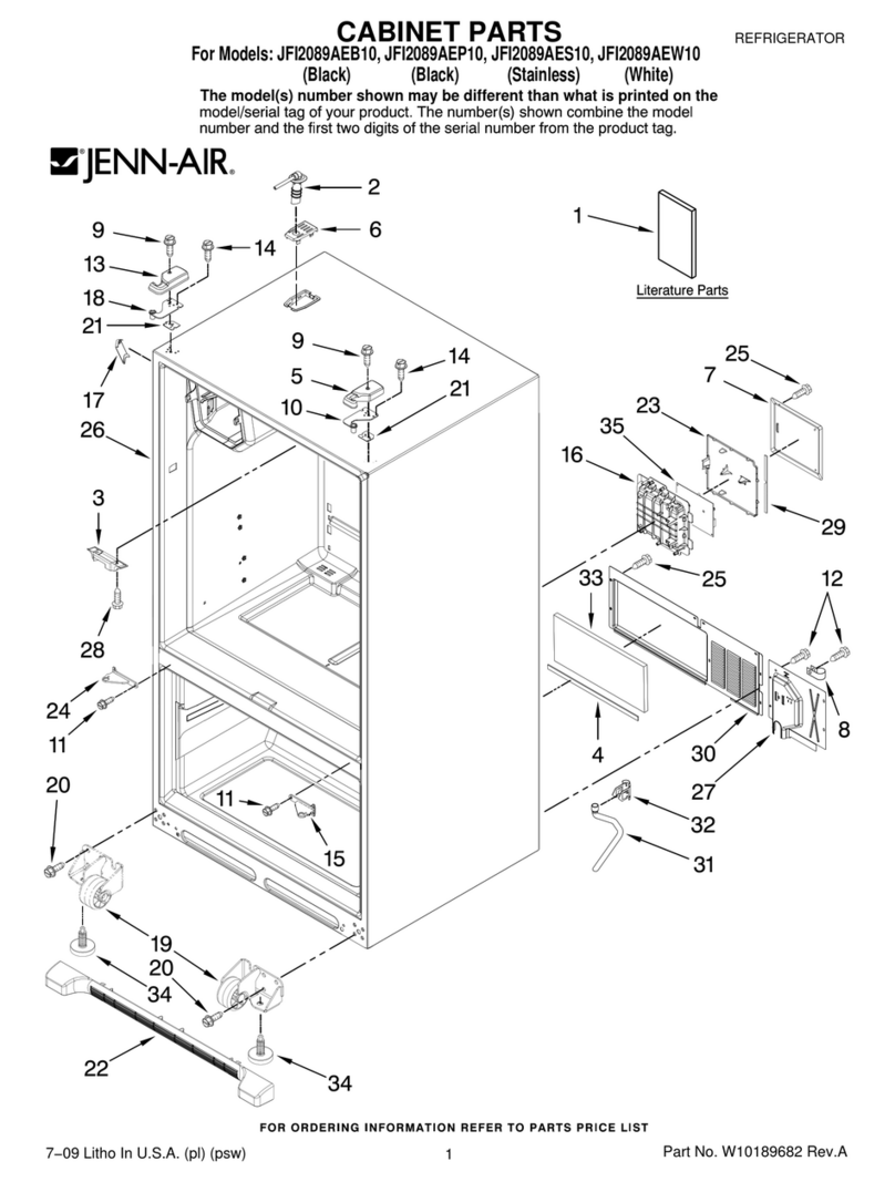 Jenn-Air JFI2089AEP10 User manual