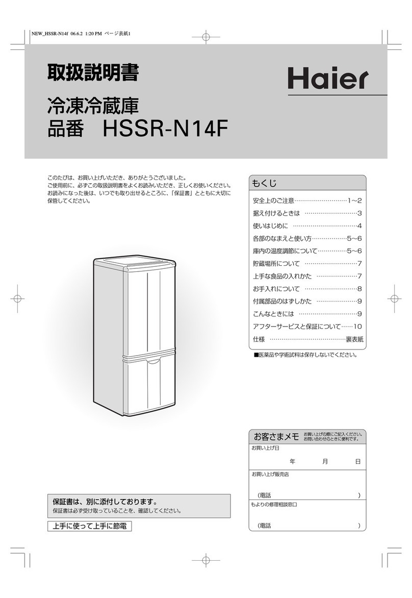Haier HSSR-N14F User manual