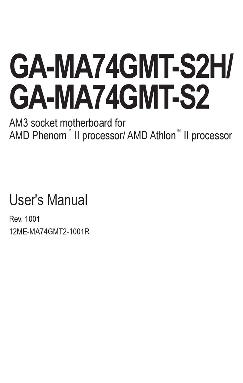 Gigabyte GA-MA74GMT-S2 User manual