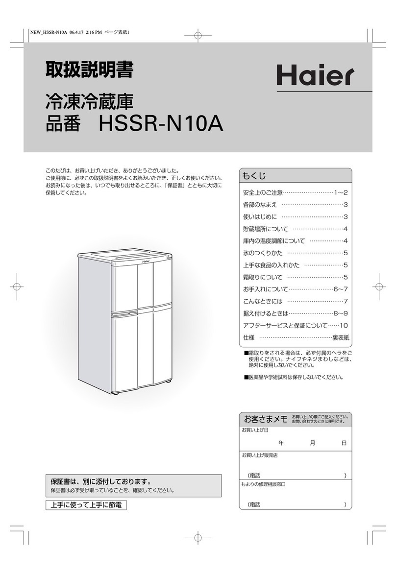 Haier HSSR-N10A User manual