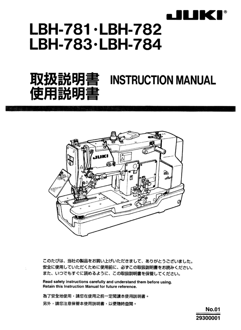 JUKI LBH-781 User manual JUKI LBH-781 User manual