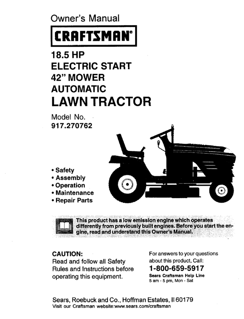 Craftsman 917.270762 owner's manual