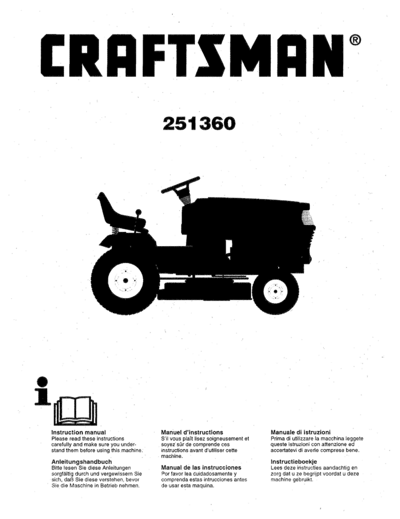 Craftsman 251360 instruction manual