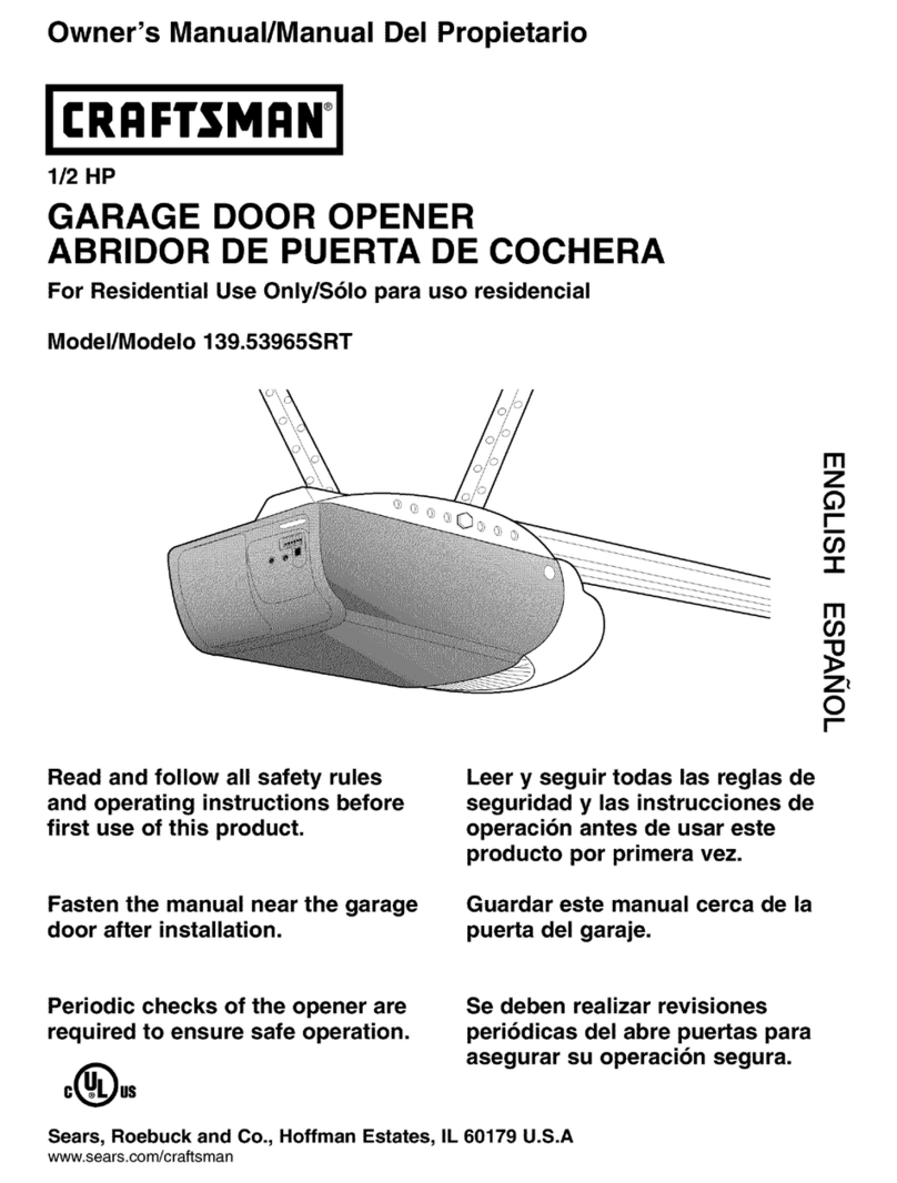 Craftsman 139.53965SRT User manual Craftsman 139.53965SRT User manual