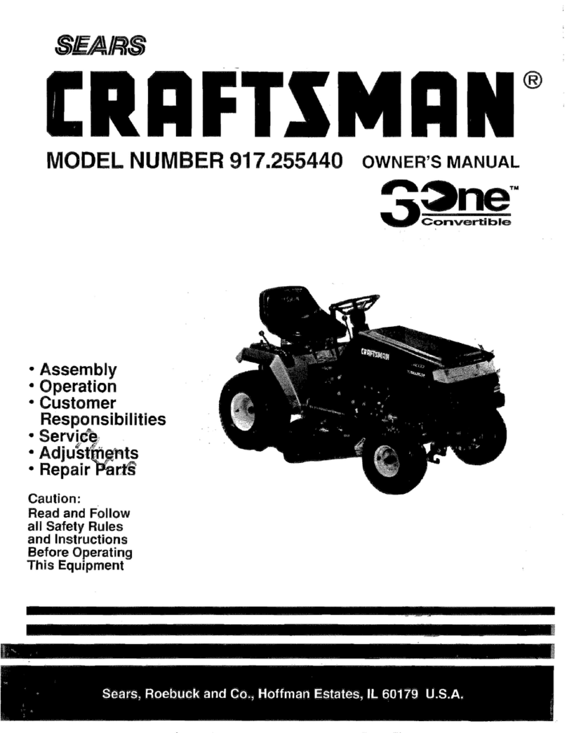 Craftsman 3One 917.255440 owner's manual