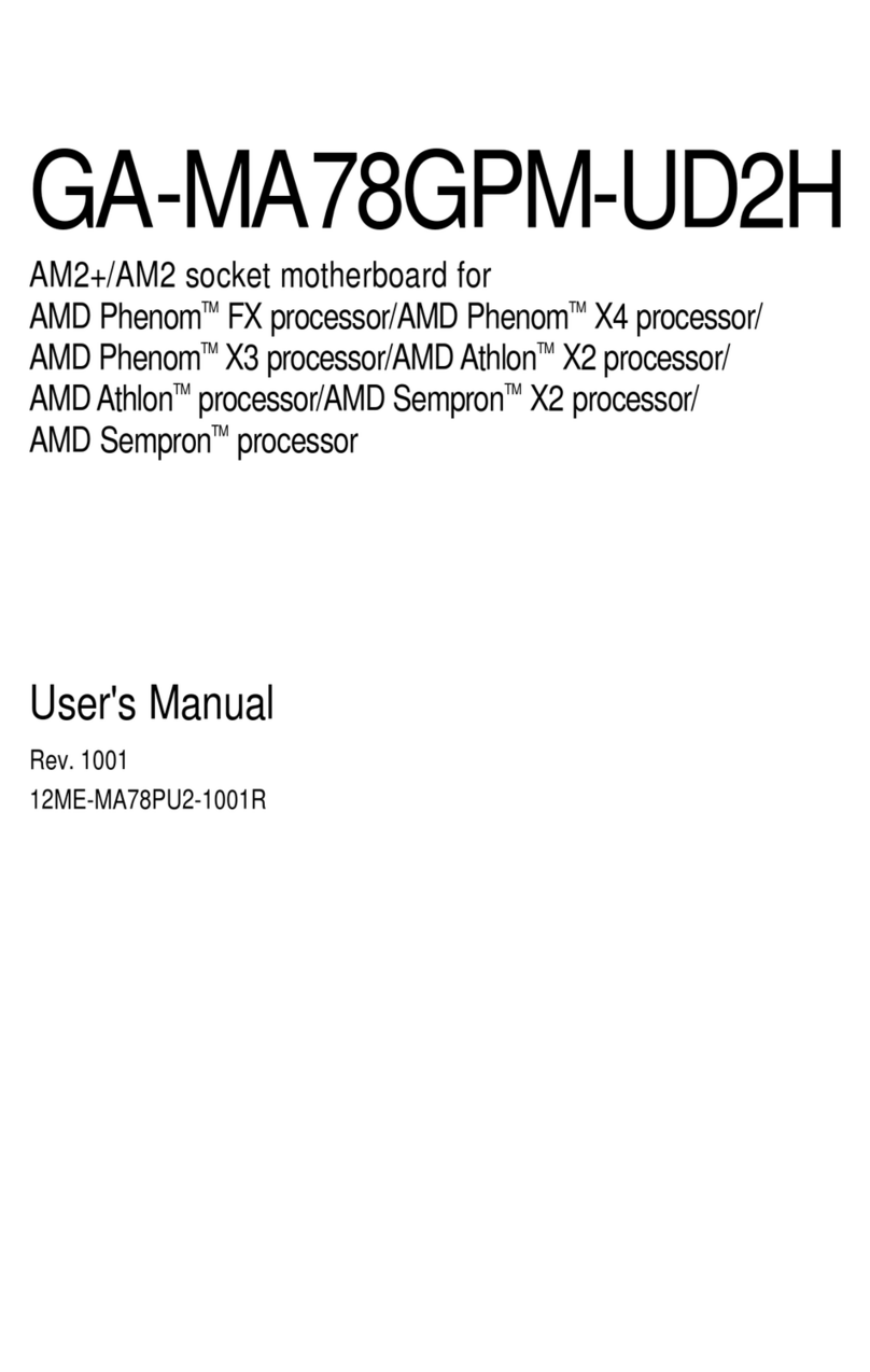 Gigabyte GA-MA78GPM-UD2H user manual
